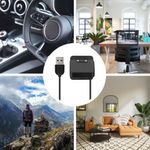 Laptop, Telefoane si Tablete - Wearables si gadgeturi - Wearables - Accesorii wearables - Docking stand Kwmobile pentru Haylou RT2 LS10, Solar LS05, RT LS05S, functie stand, plastic, negru - Infinity.ro