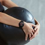 Laptop, Telefoane si Tablete - Wearables si gadgeturi - Wearables - Accesorii wearables - Set 2 huse smartwatch Kwmobile pentru Garmin Venu 2S, vivoactive 4S, antizgarieturi, flexibil, silicon, argintiu, gri - Infinity.ro