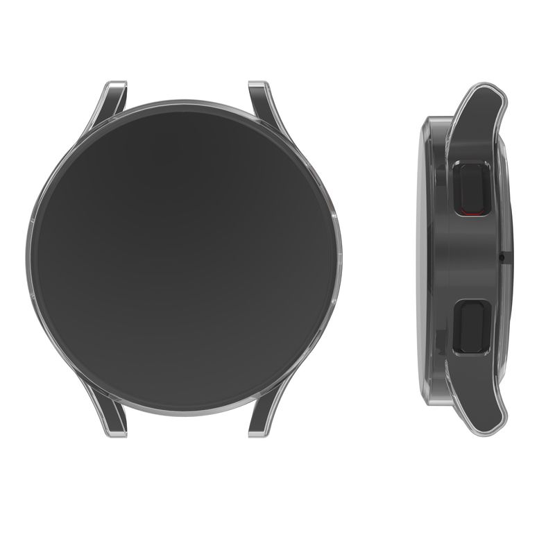 Laptop, Telefoane si Tablete - Wearables si gadgeturi - Wearables - Accesorii wearables - Set 2 huse smartwatch Kwmobile pentru Samsung Galaxy Watch 4 (40 mm), antizgarieturi, flexibil, silicon, transparent - Infinity.ro