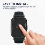 Laptop, Telefoane si Tablete - Wearables si gadgeturi - Wearables - Accesorii wearables - Set 2 folii de protectie pentru smartwatch Kwmobile pentru Xiaomi Redmi Watch 5 Lite, anti-amprenta, PET, transparent - Infinity.ro
