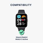 Laptop, Telefoane si Tablete - Wearables si gadgeturi - Wearables - Accesorii wearables - Set 6 curele pentru smartwatch Kwmobile pentru Xiaomi Redmi Watch 3 Active, curea reglabila, silicon, multicolor - Infinity.ro
