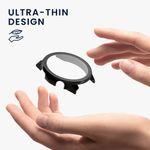 Laptop, Telefoane si Tablete - Wearables si gadgeturi - Wearables - Accesorii wearables - Set 2 huse pentru smartwatch Kwmobile pentru Coros PACE Pro, protectie la zgarieturi, sticla temperata, plastic, negru - Infinity.ro