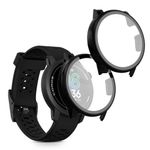 Laptop, Telefoane si Tablete - Wearables si gadgeturi - Wearables - Accesorii wearables - Set 2 huse pentru smartwatch Kwmobile pentru Coros PACE Pro, protectie la zgarieturi, sticla temperata, plastic, negru - Infinity.ro