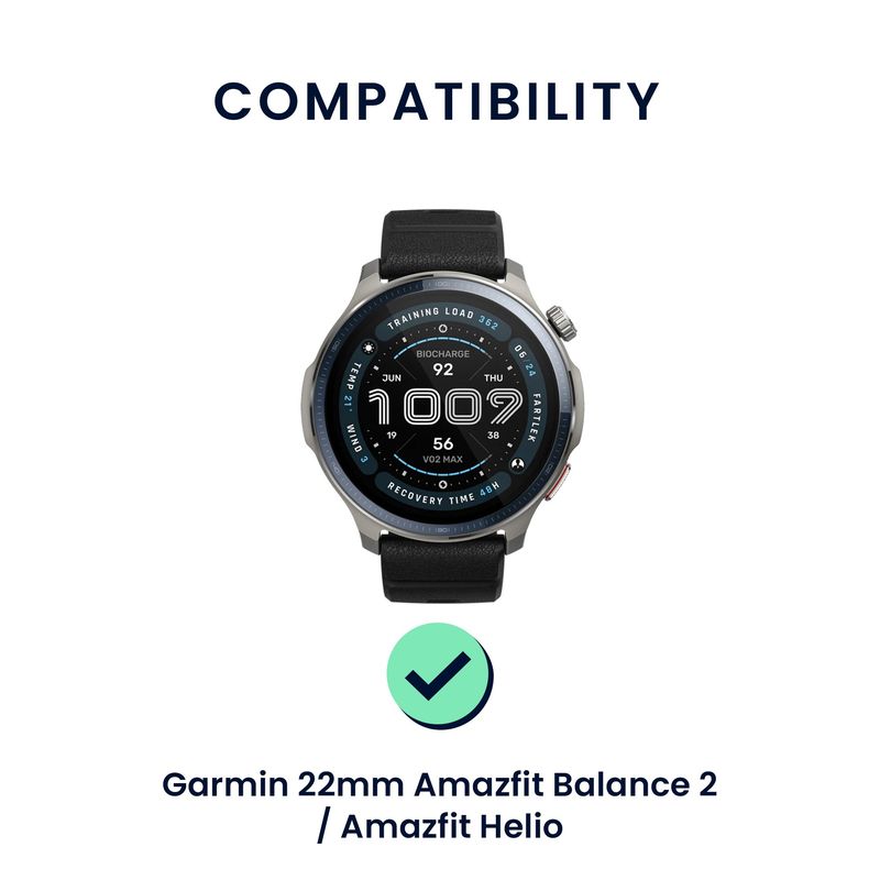 Laptop, Telefoane si Tablete - Wearables si gadgeturi - Wearables - Accesorii wearables - Set 2 curele smartwatch Kwmobile pentru Amazfit 22 mm Amazfit Bip 6, Bip 5 Unity, Bip 5, GTS 3, silicon, multicolor - Infinity.ro
