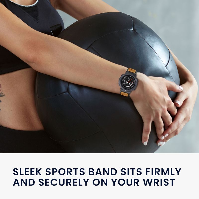Laptop, Telefoane si Tablete - Wearables si gadgeturi - Wearables - Accesorii wearables - Curea pentru smartwatch Kwmobile pentru Amazfit Active Edge (A2212), curea reglabila, piele ecologica, silicon, maro - Infinity.ro
