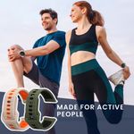 Laptop, Telefoane si Tablete - Wearables si gadgeturi - Wearables - Accesorii wearables - Set 2 curele smartwatch Kwmobile pentru Amazfit 22 mm Amazfit Bip 6, Bip 5 Unity, Bip 5, GTS 3, silicon, multicolor - Infinity.ro