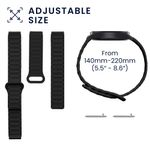 Laptop, Telefoane si Tablete - Wearables si gadgeturi - Wearables - Accesorii wearables - Curea pentru smartwatch Kwmobile pentru Huawei Watch GT 5 41 mm, GT 5 Pro 42 mm, inchidere magnetica, silicon, negru - Infinity.ro