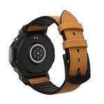 Laptop, Telefoane si Tablete - Wearables si gadgeturi - Wearables - Accesorii wearables - Curea pentru smartwatch Kwmobile pentru Amazfit T-Rex 3, curea reglabila, piele ecologica, silicon, maro - Infinity.ro