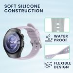 Laptop, Telefoane si Tablete - Wearables si gadgeturi - Wearables - Accesorii wearables - Set 2 curele pentru smartwatch Kwmobile pentru Huawei Watch 5 42 mm, curea reglabila, silicon, mov, albastru - Infinity.ro