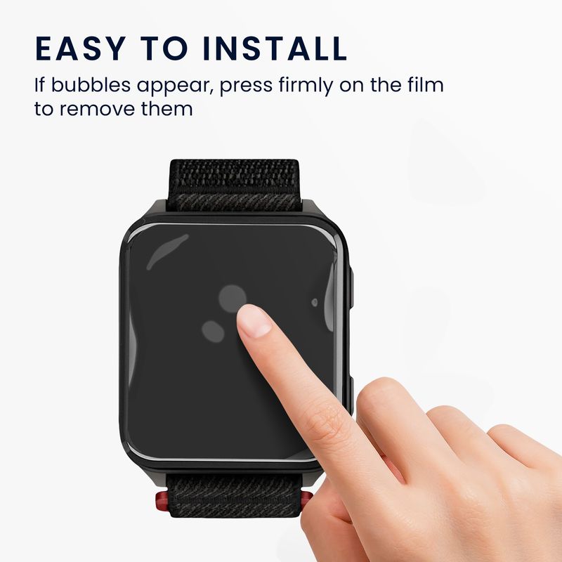 Laptop, Telefoane si Tablete - Wearables si gadgeturi - Wearables - Accesorii wearables - Set 2 folii de protectie pentru smartwatch Kwmobile pentru Garmin Venu X1, anti-amprenta, PET, transparent - Infinity.ro