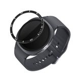 Laptop, Telefoane si Tablete - Wearables si gadgeturi - Wearables - Accesorii wearables - Rama smartwatch Kwmobile pentru Samsung Galaxy Watch 8 (40 mm), antizgarieturi, antipraf, aluminiu, negru, argintiu - Infinity.ro
