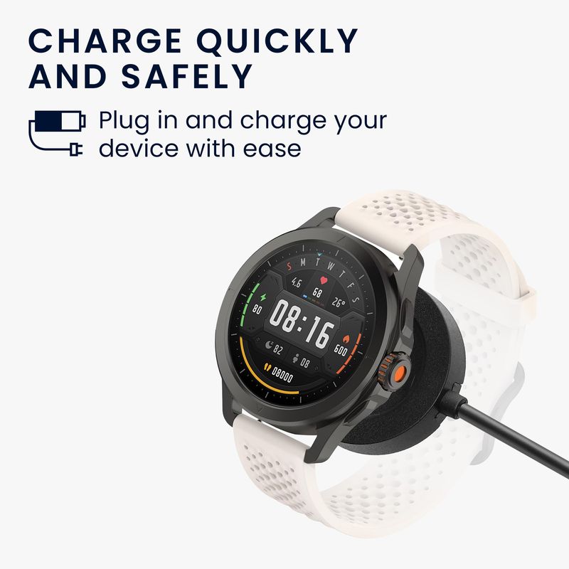 Laptop, Telefoane si Tablete - Wearables si gadgeturi - Wearables - Accesorii wearables - Cablu alimentare Kwmobile pentru Xiaomi Watch S4 Sport, incarcare, plastic, negru - Infinity.ro
