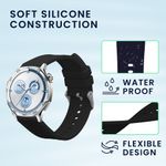 Laptop, Telefoane si Tablete - Wearables si gadgeturi - Wearables - Accesorii wearables - Set 2 curele smartwatch Kwmobile pentru Huawei Watch GT 5 46 mm, GT 5 Pro 46 mm, reglabila, silicon, negru, albastru - Infinity.ro