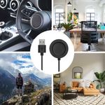 Laptop, Telefoane si Tablete - Wearables si gadgeturi - Wearables - Accesorii wearables - Cablu alimentare Kwmobile pentru Xiaomi Watch S4 Sport, incarcare, plastic, negru - Infinity.ro