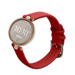 Laptop, Telefoane si Tablete - Wearables si gadgeturi - Wearables - Accesorii wearables - Curea pentru smartwatch Kwmobile pentru Garmin Lily Sport, curea reglabila, piele naturala, rosu - Infinity.ro