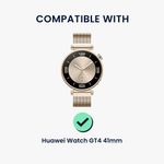 Laptop, Telefoane si Tablete - Wearables si gadgeturi - Wearables - Accesorii wearables - Husa smartwatch Kwmobile pentru Huawei Watch GT 4 41 mm, protectie la socuri, TPU, alb - Infinity.ro