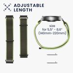 Laptop, Telefoane si Tablete - Wearables si gadgeturi - Wearables - Accesorii wearables - Curea pentru smartwatch Kwmobile pentru Garmin Venu X1, curea reglabila, nailon, verde - Infinity.ro
