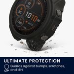 Laptop, Telefoane si Tablete - Wearables si gadgeturi - Wearables - Accesorii wearables - Husa smartwatch Kwmobile pentru Garmin Fenix 8 47 mm, protectie la socuri, TPU, negru - Infinity.ro