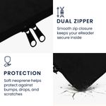 Laptop, Telefoane si Tablete - Ebook reader si accesorii - Accesorii eBook Reader - Husa pentru eBook Reader Kwmobile, protectie la socuri, neopren, textil, negru - Infinity.ro