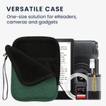 Laptop, Telefoane si Tablete - Ebook reader si accesorii - Accesorii eBook Reader - Husa pentru eBook Reader Kwmobile, protectie la socuri, panza, verde - Infinity.ro