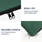 Laptop, Telefoane si Tablete - Ebook reader si accesorii - Accesorii eBook Reader - Husa pentru eBook Reader Kwmobile, protectie la socuri, panza, verde - Infinity.ro