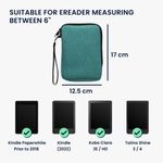 Laptop, Telefoane si Tablete - Ebook reader si accesorii - Accesorii eBook Reader - Husa pentru eBook Reader Kwmobile, protectie la socuri, textil, albastru - Infinity.ro