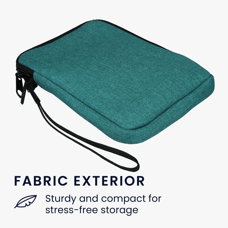 Laptop, Telefoane si Tablete - Ebook reader si accesorii - Accesorii eBook Reader - Husa pentru eBook Reader Kwmobile, protectie la socuri, textil, albastru - Infinity.ro