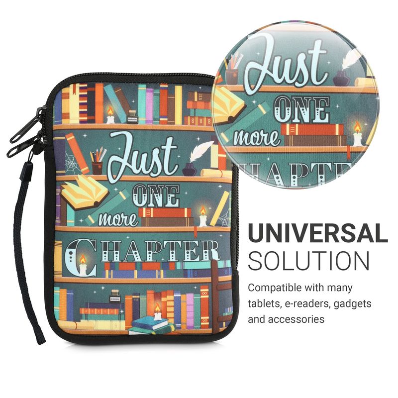 Laptop, Telefoane si Tablete - Ebook reader si accesorii - Accesorii eBook Reader - Husa pentru eBook Reader Kwmobile, protectie la socuri, neopren, multicolor - Infinity.ro