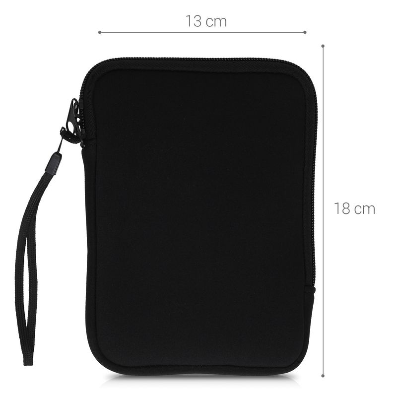 Laptop, Telefoane si Tablete - Ebook reader si accesorii - Accesorii eBook Reader - Husa pentru eBook Reader Kwmobile, protectie la socuri, neopren, negru - Infinity.ro