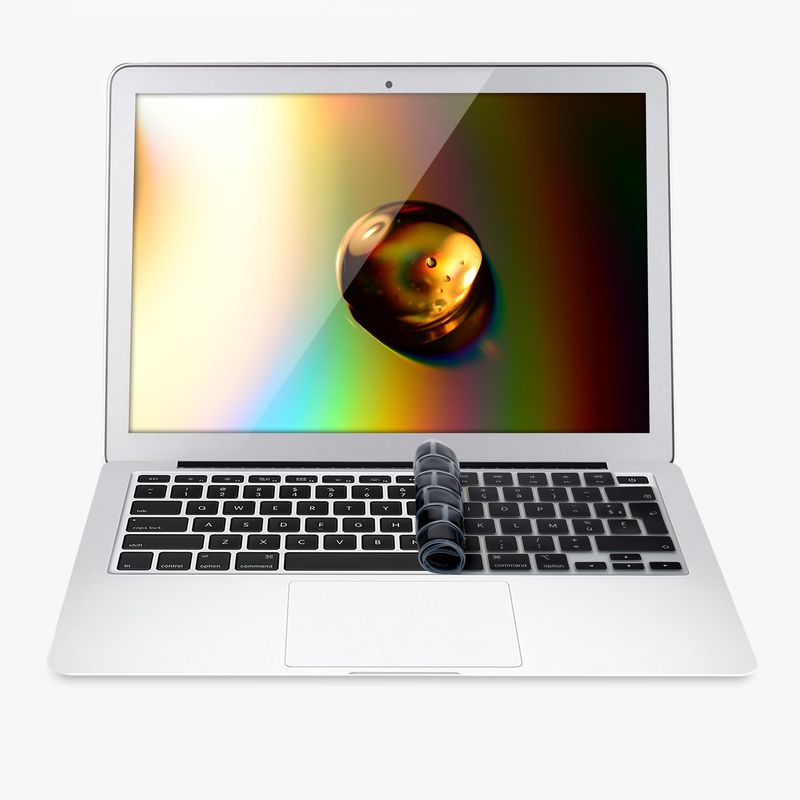 Laptop, Telefoane si Tablete - Laptopuri si accesorii - Piese laptop - Folii protectie si autocolante laptop - Folie tastatura laptop Kwmobile pentru Apple MacBook Air 15.3 M5 2026 (A3448), antizgarieturi, antipraf, silicon, negru - Infinity.ro