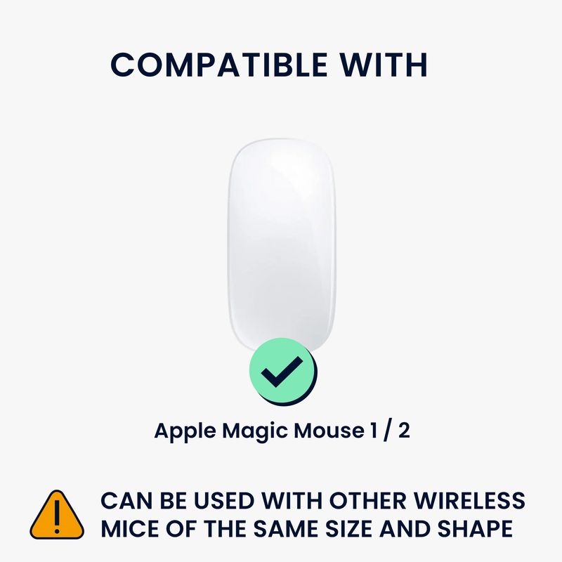 Laptop, Telefoane si Tablete - Laptopuri si accesorii - Piese laptop - Folii protectie si autocolante laptop - Folie pentru palm rest Kwmobile pentru Apple Magic Mouse 1, Magic Mouse 2, protectie la socuri, neopren, verde - Infinity.ro