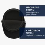 Laptop, Telefoane si Tablete - Laptopuri si accesorii - Piese laptop - Folii protectie si autocolante laptop - Folie pentru palm rest Kwmobile pentru Logitech M171, protectie la socuri, neopren, negru - Infinity.ro