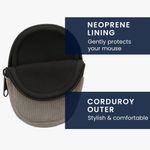 Laptop, Telefoane si Tablete - Laptopuri si accesorii - Piese laptop - Folii protectie si autocolante laptop - Folie pentru palm rest Kwmobile pentru Logitech M240 Silent, M325S, protectie la socuri, neopren, gri - Infinity.ro