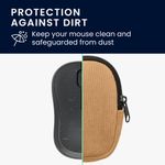 Laptop, Telefoane si Tablete - Laptopuri si accesorii - Piese laptop - Folii protectie si autocolante laptop - Folie pentru palm rest Kwmobile pentru Logitech M240 Silent, M325S, protectie la socuri, neopren, bej - Infinity.ro