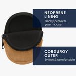 Laptop, Telefoane si Tablete - Laptopuri si accesorii - Piese laptop - Folii protectie si autocolante laptop - Folie pentru palm rest Kwmobile pentru Logitech M240 Silent, M325S, protectie la socuri, neopren, bej - Infinity.ro