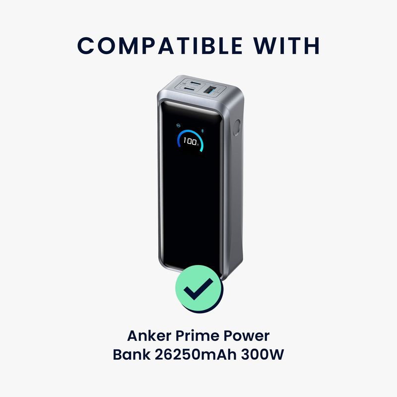 Laptop, Telefoane si Tablete - Telefoane mobile si accesorii - Accesorii Telefoane - Alte accesorii telefoane - Husa protectie Kwmobile pentru Anker Prime Power Bank 26.250 mAh, 300 W, silicon, negru, protectie la socuri - Infinity.ro
