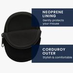 Laptop, Telefoane si Tablete - Laptopuri si accesorii - Piese laptop - Folii protectie si autocolante laptop - Folie pentru palm rest Kwmobile pentru Logitech M720 Triathlon, M705 Marathon, protectie la socuri, neopren, negru - Infinity.ro