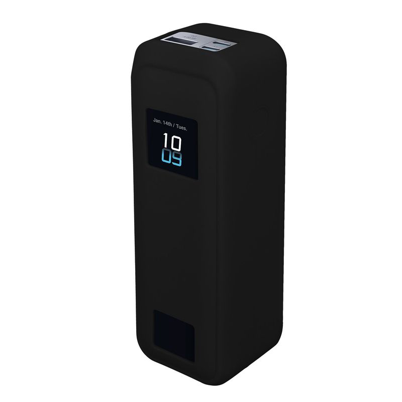 Laptop, Telefoane si Tablete - Telefoane mobile si accesorii - Accesorii Telefoane - Alte accesorii telefoane - Husa protectie Kwmobile pentru Anker Prime Power Bank 20.000 mAh, 220 W, silicon, negru, protectie la socuri - Infinity.ro