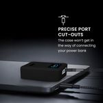 Laptop, Telefoane si Tablete - Telefoane mobile si accesorii - Accesorii Telefoane - Alte accesorii telefoane - Husa protectie Kwmobile pentru Anker Prime Power Bank 26.250 mAh, 300 W, silicon, negru, protectie la socuri - Infinity.ro