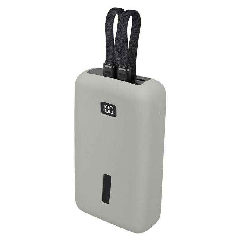 Laptop, Telefoane si Tablete - Telefoane mobile si accesorii - Accesorii Telefoane - Alte accesorii telefoane - Husa protectie Kwmobile pentru Anker Zolo 20.000 mAh, 45 W Max, silicon, gri, protectie la socuri - Infinity.ro