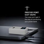 Laptop, Telefoane si Tablete - Telefoane mobile si accesorii - Accesorii Telefoane - Alte accesorii telefoane - Husa protectie Kwmobile pentru Anker Prime Power Bank 26.250 mAh, 300 W, silicon, gri, protectie la socuri - Infinity.ro