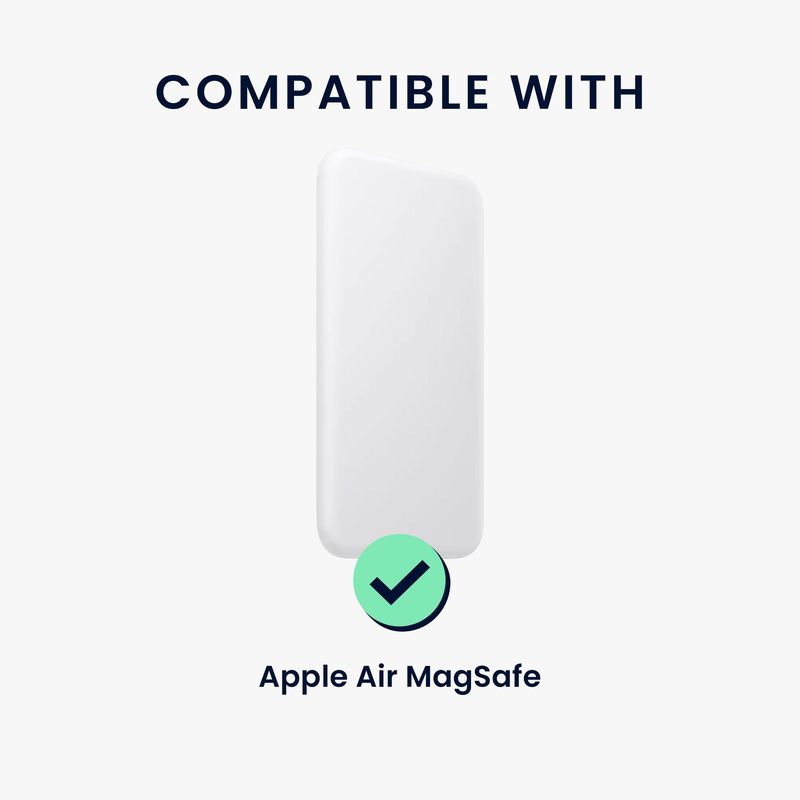 Laptop, Telefoane si Tablete - Telefoane mobile si accesorii - Accesorii Telefoane - Alte accesorii telefoane - Husa protectie Kwmobile pentru MagSafe Battery for iPhone Air, silicon, negru, compatibilitate MagSafe - Infinity.ro