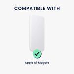 Laptop, Telefoane si Tablete - Telefoane mobile si accesorii - Accesorii Telefoane - Alte accesorii telefoane - Husa protectie Kwmobile pentru MagSafe Battery for iPhone Air, silicon, alb, compatibilitate MagSafe - Infinity.ro