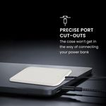 Laptop, Telefoane si Tablete - Telefoane mobile si accesorii - Accesorii Telefoane - Alte accesorii telefoane - Husa protectie Kwmobile pentru MagSafe Battery for iPhone Air, silicon, alb, compatibilitate MagSafe - Infinity.ro