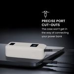 Laptop, Telefoane si Tablete - Telefoane mobile si accesorii - Accesorii Telefoane - Alte accesorii telefoane - Husa protectie Kwmobile pentru Anker Prime Power Bank 20.000 mAh, 220 W, silicon, gri, protectie la socuri - Infinity.ro