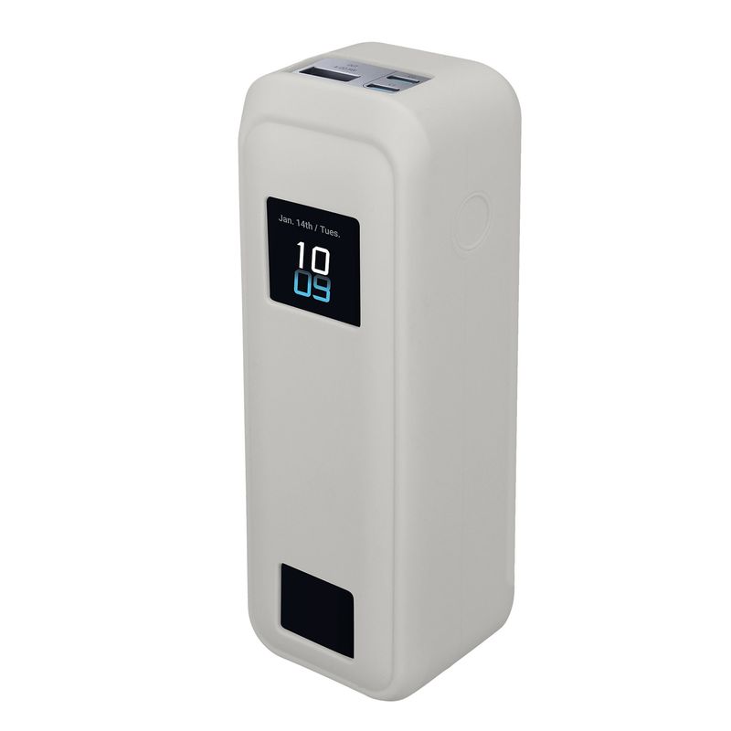 Laptop, Telefoane si Tablete - Telefoane mobile si accesorii - Accesorii Telefoane - Alte accesorii telefoane - Husa protectie Kwmobile pentru Anker Prime Power Bank 20.000 mAh, 220 W, silicon, gri, protectie la socuri - Infinity.ro