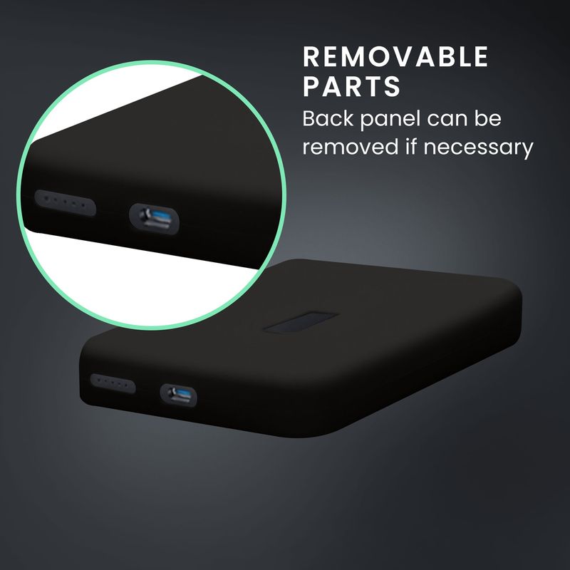 Laptop, Telefoane si Tablete - Telefoane mobile si accesorii - Accesorii Telefoane - Alte accesorii telefoane - Husa protectie Kwmobile pentru Anker MagGo Power Bank 10.000 mAh, 15 W, silicon, negru, protectie la socuri - Infinity.ro