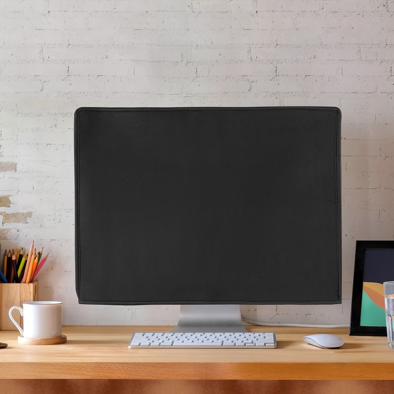 PC, gaming si accesorii - Desktop PC & monitoare - Accesorii monitoare - Husa universala Kwmobile pentru monitor, protectie la praf, neopren, negru - Infinity.ro