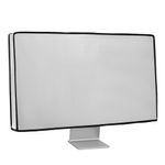 PC, gaming si accesorii - Desktop PC & monitoare - Accesorii monitoare - Husa Kwmobile pentru monitor 34-35 inch, protectie la zgarieturi, textil, alb - Infinity.ro