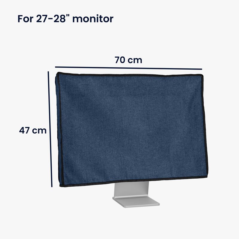 PC, gaming si accesorii - Desktop PC & monitoare - Accesorii monitoare - Husa universala Kwmobile pentru monitor, protectie la praf, in (panza), gri - Infinity.ro